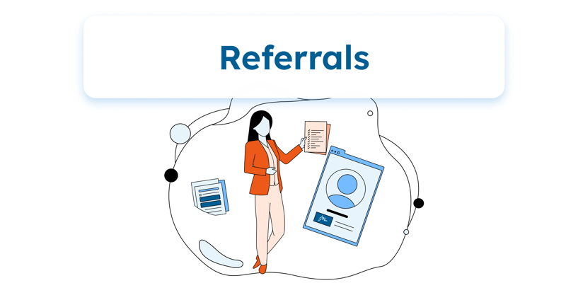Can you email a referral?