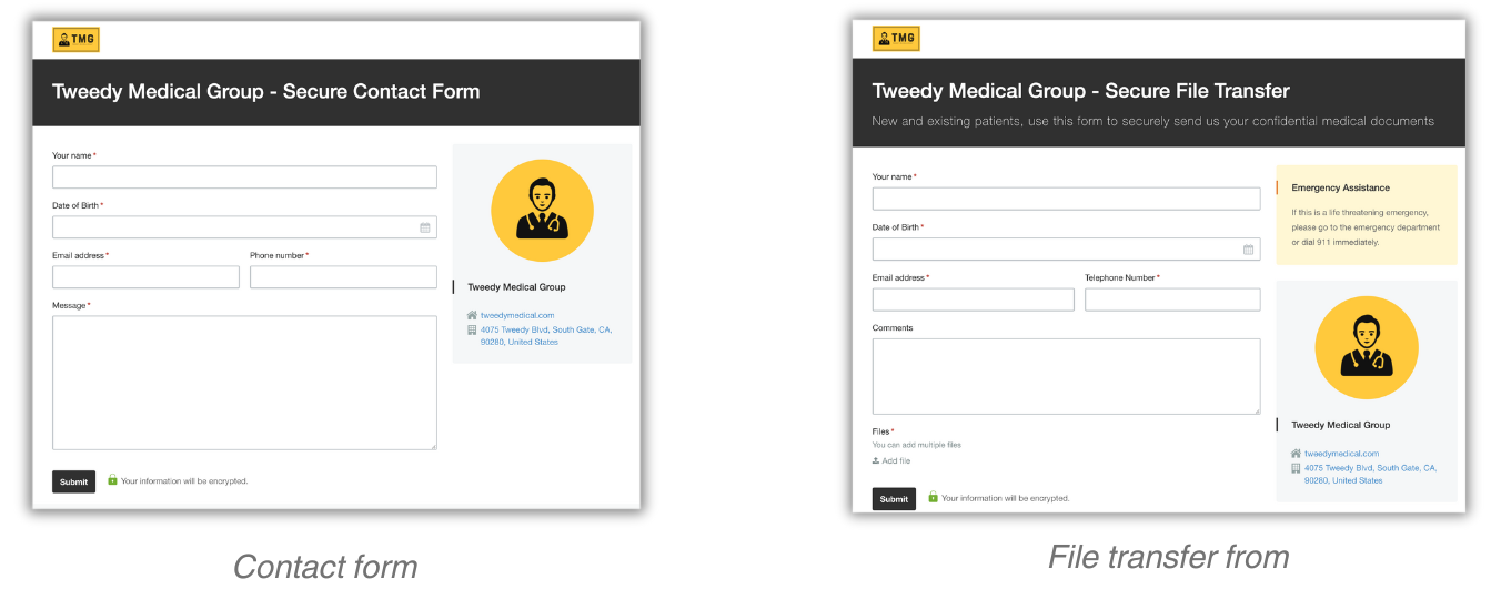 Tweedy Medical Group Forms
