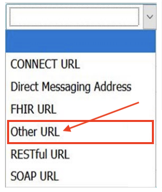 Select "Other URL"