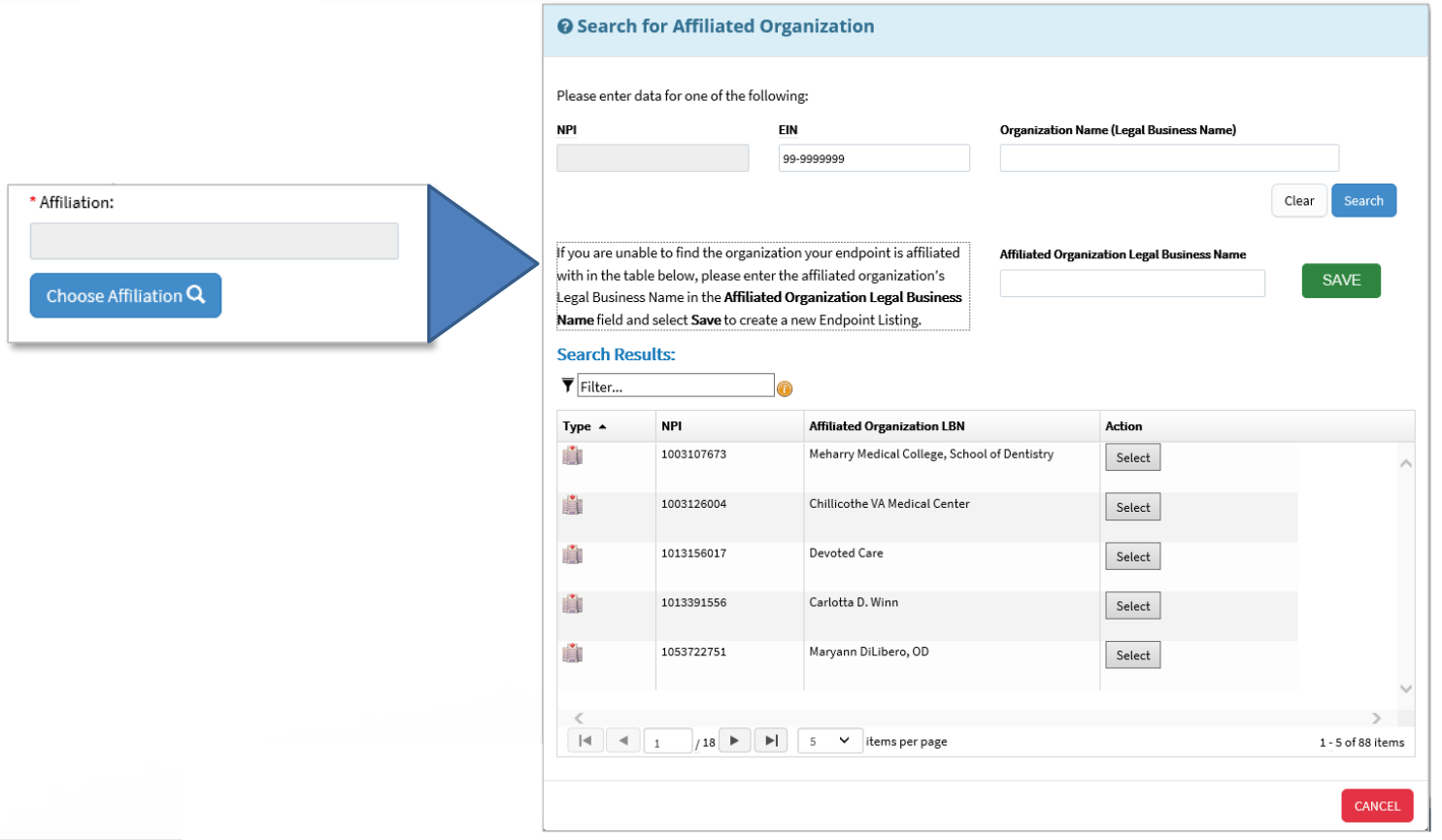 How to get an NPI endpoint with Hush™ Secure Forms