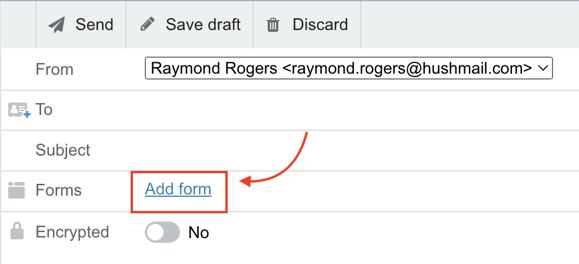 Add form to email-1