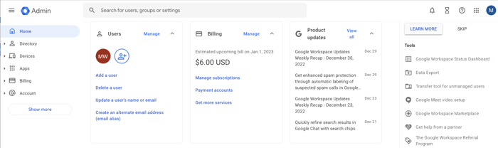 12_Google Admin Console