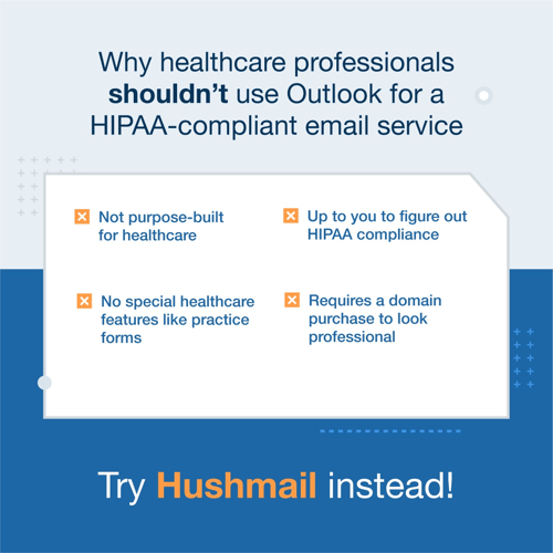 Is Outlook HIPAA compliant?