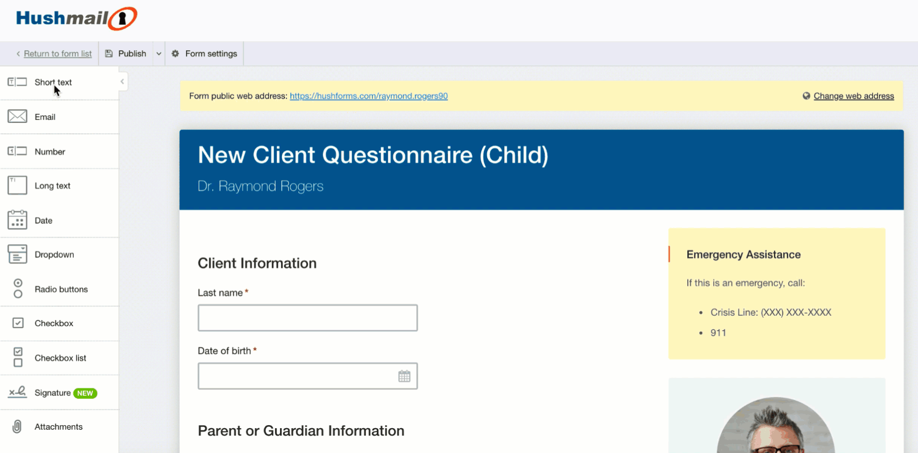 How to make an online form