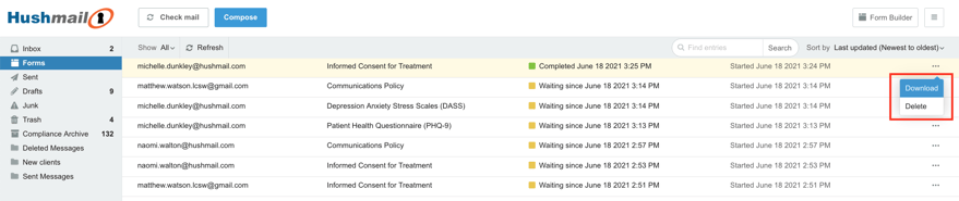 Form download