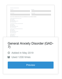 General Anxiety Disorder