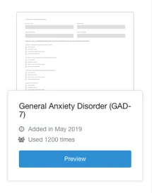 General Anxiety Disorder